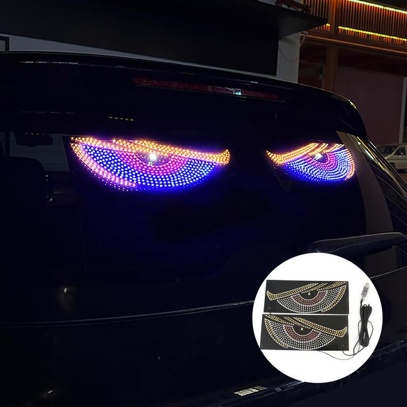 Illuminate Your Ride with the Car LED Devil Eye Decorative Light - Universal Tail Light for Stunning Exterior Style