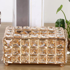 Minimalist Crystal Tissue Box for Home Decor