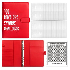 Transform Your Savings with the 100 Envelopes Saving Challenge - Fun and Easy Way to Save $5,050! Perfect for Budget Planning, Waterproof Storage, and Family Fun!
