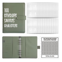Transform Your Savings with the 100 Envelopes Saving Challenge - Fun and Easy Way to Save $5,050! Perfect for Budget Planning, Waterproof Storage, and Family Fun!
