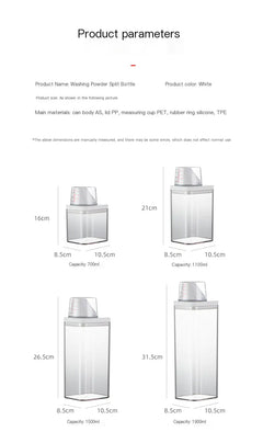Transparent Detergent Container