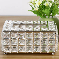 Minimalist Crystal Tissue Box for Home Decor