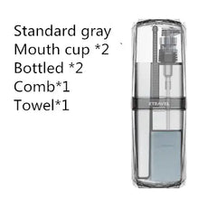 Men's Travel Toiletry Bag Set with Cup and Organizer