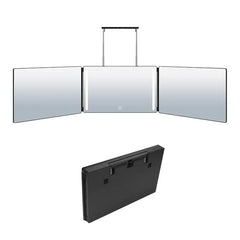 Portable Adjustable LED Wall-Mounted Makeup Mirror