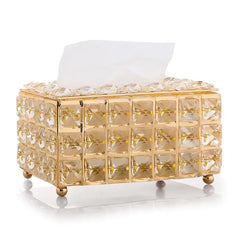 Minimalist Crystal Tissue Box for Home Decor