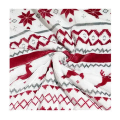 Reversible Winter Fleece Blanket for All Seasons
