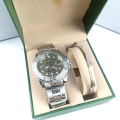 2-Piece Swiss Quartz Watch Set with Bracelet (Wholesale)