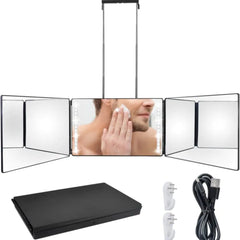 Portable Adjustable LED Wall-Mounted Makeup Mirror