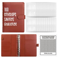 Transform Your Savings with the 100 Envelopes Saving Challenge - Fun and Easy Way to Save $5,050! Perfect for Budget Planning, Waterproof Storage, and Family Fun!