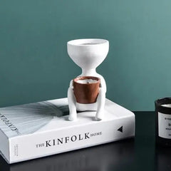 Nordic Style Portrait Art Planter for Home Decor