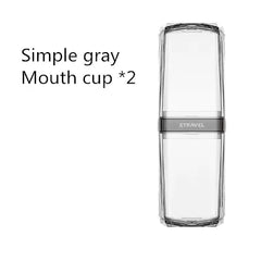 Men's Travel Toiletry Bag Set with Cup and Organizer