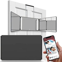 Portable Adjustable LED Wall-Mounted Makeup Mirror