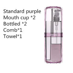 Men's Travel Toiletry Bag Set with Cup and Organizer