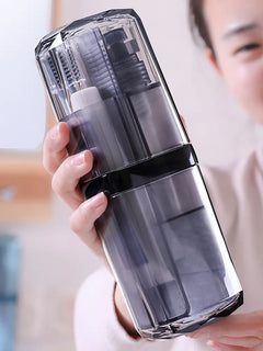 Men's Travel Toiletry Bag Set with Cup and Organizer