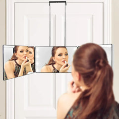 Portable Adjustable LED Wall-Mounted Makeup Mirror