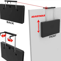 Portable Adjustable LED Wall-Mounted Makeup Mirror